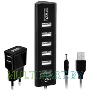 USB-хаб Ginzzu GR-315UAB